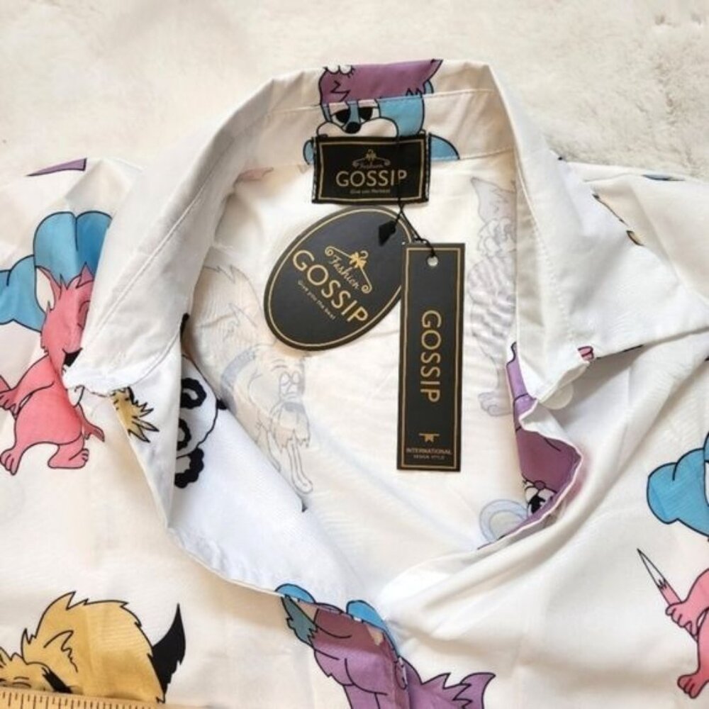 Gossip Y2K T-shirt Button Down - Picture 4 of 15
